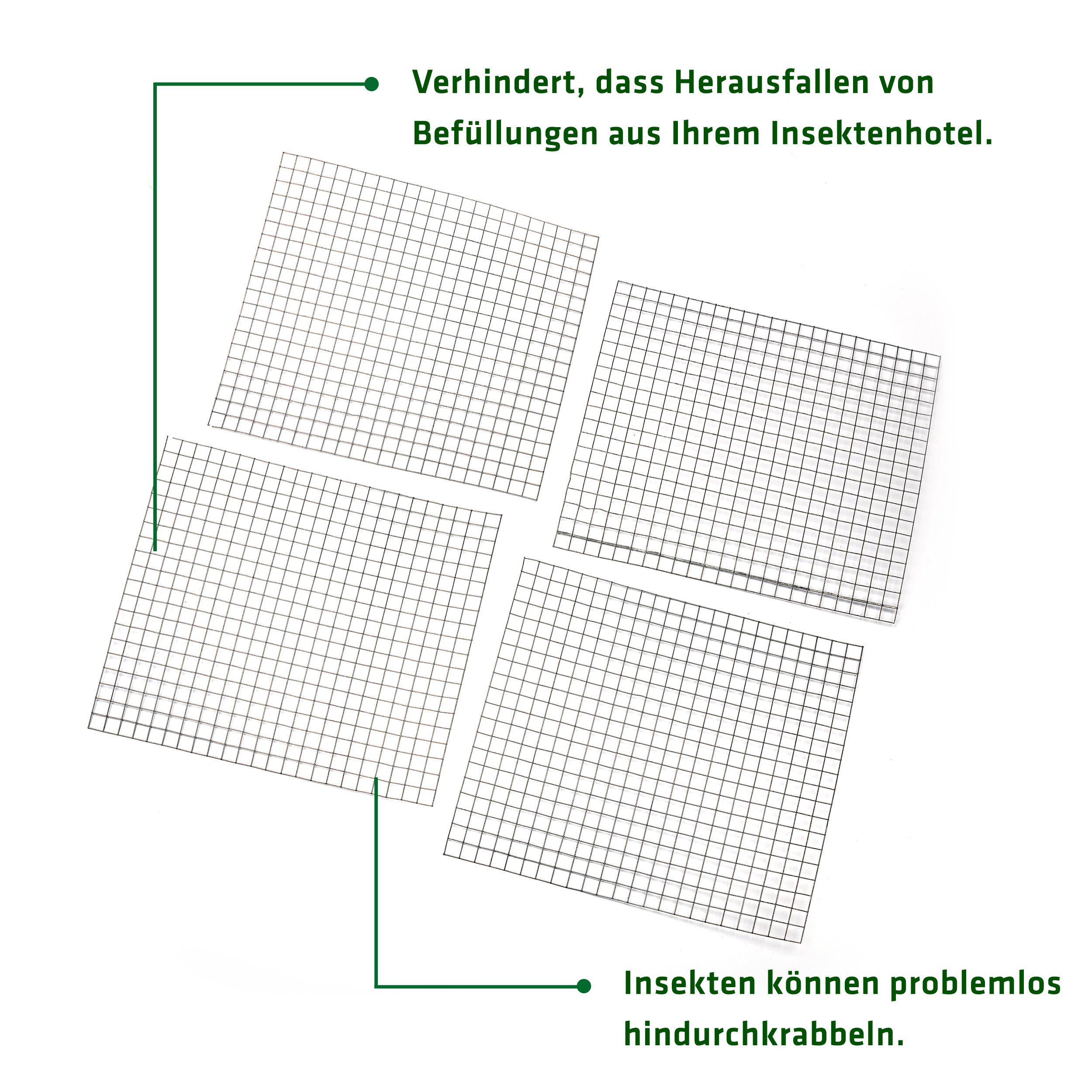 Spechtschutz für Bienenhotel