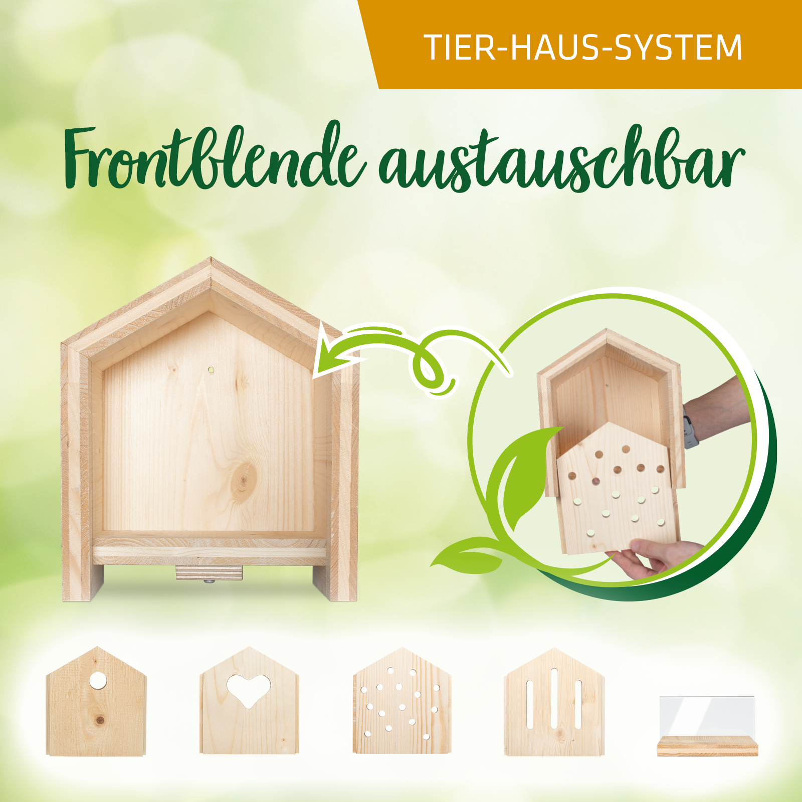 Sie können Ihr Set beliebig mit weiteren Blenden erweitern, um auch anderen Gartenbewohnern zu helfen. 