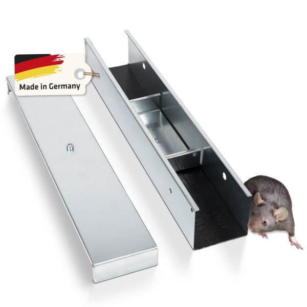 Gardigo 2x Köderfalle Mauseköderbox Rattenköderbox Mausefalle Mauseabwehr  Schutz
