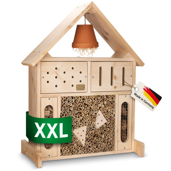 Insektenhotel XXL – das große Insektenhaus für Ihren Garten von GARDIGO!